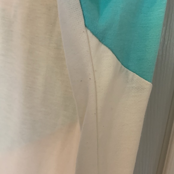 7th Ray Women's Leopard Print Top - Gray, Teal, and Cream 2x - Picture 5 of 5